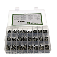 【A99P】840PCS TO-92 Diode Transistor Set 24 Specifications Transistor Kit