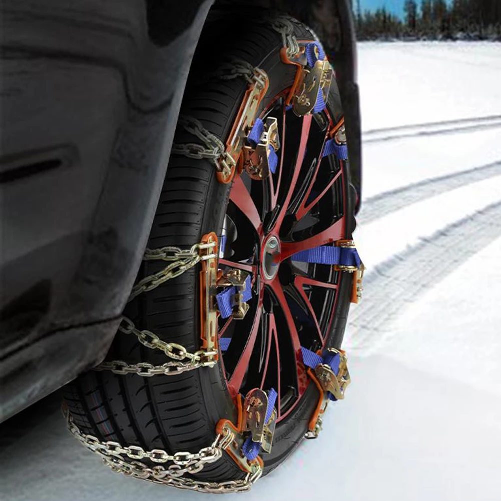 

Universal Anti-slip Car Snow Mud Chain Wheel Tyre Tire Steel Emergency Anti Skid Snow Chains Dropshipping