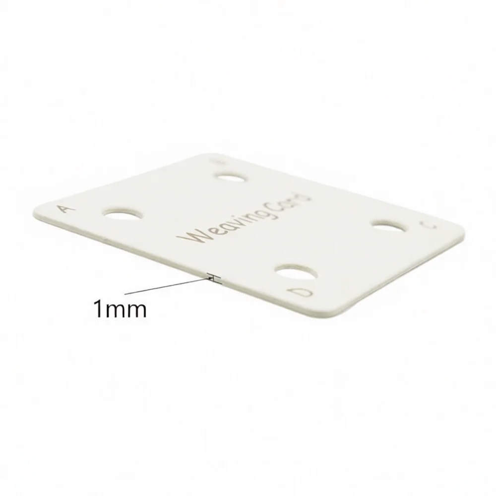 Tablet Weaving Cards For DIY Crafts Professional Loom Braiding Supplies Belt Making Tool Kit Portable Card Weaver Set