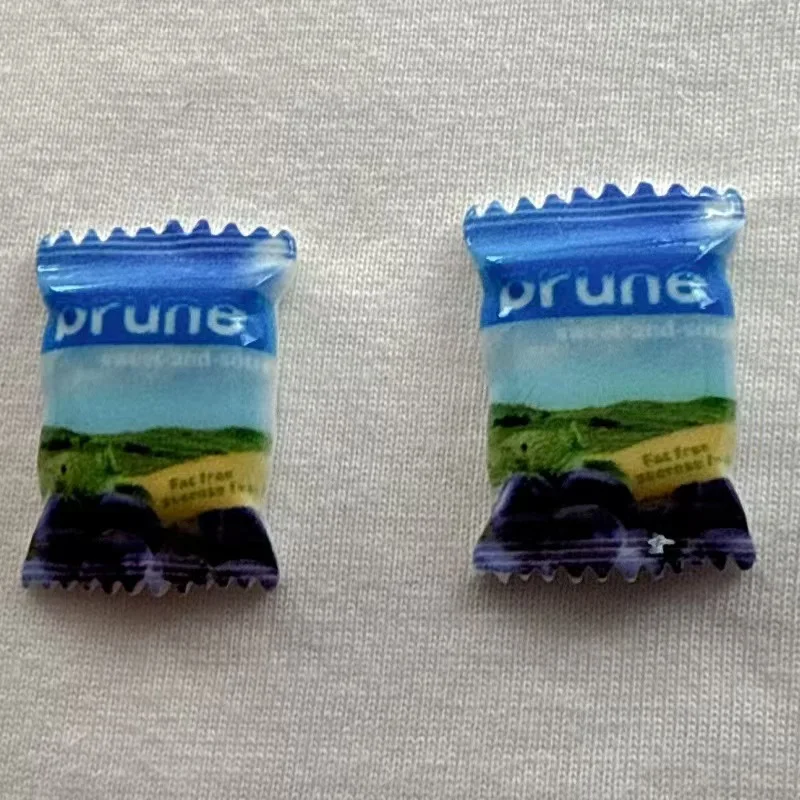 10pcs resin snacks, potato chips, candy, earrings, hair clips, keychains, accessories, jewelry accessories