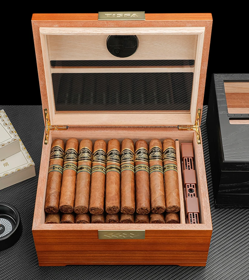 2026 New Cigar Humidor Humidif - đánh giá và giá Home Fragrance Maple Walnut