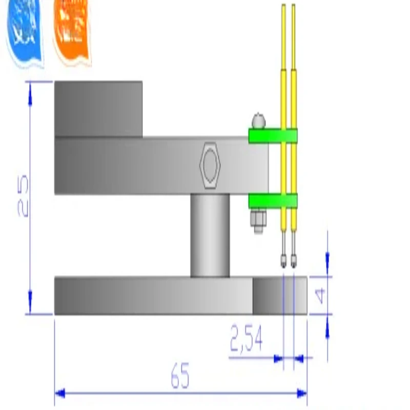 Burning Fixture Debug Download 2.54mm-6P Double Row STM32 STC JTAG Test Frame Spring Pin