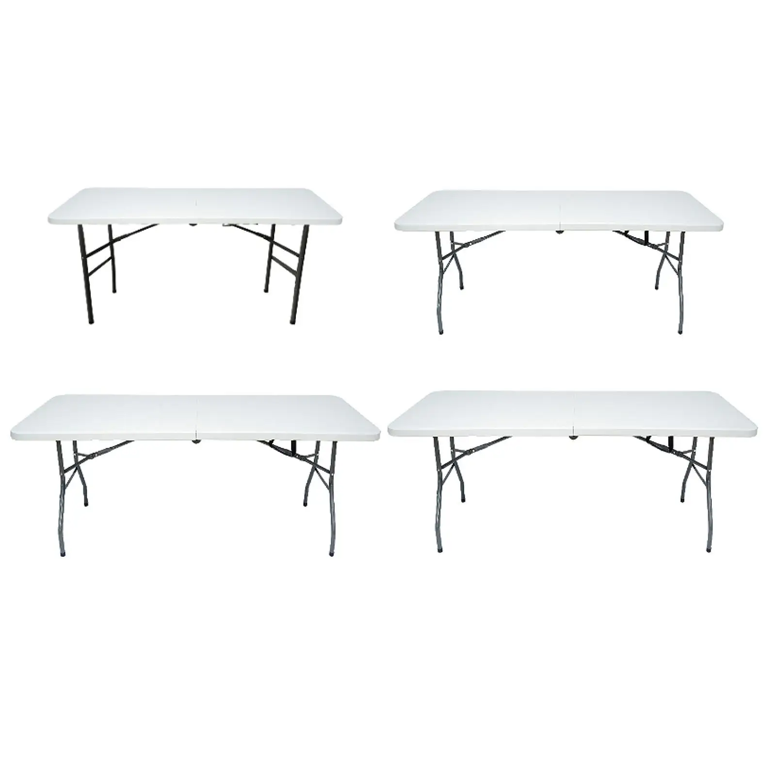 

Foldable Table Portable Rectangular Folding Table for Barbecue Camping Party