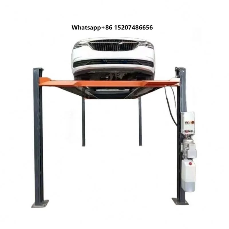 Best Price 4 Post Car Lift Bridge Hydraulic Four Column Car Hoist Auto System Parking Lift for Vehicle Repair Workshop