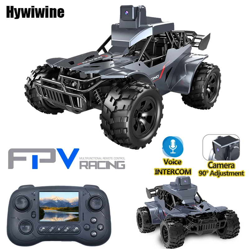 Fpv RC Cars With Screen Lcd Conteroller Real Time Transmission High Speed 2.4GHZ Voice Chat Rc Car with Camera Christmas Gift
