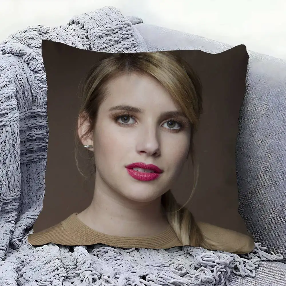 E-EMMA R-ROBERTS وسادة غطاء الوسادة المخدة غرفة المعيشة أريكة ديكور المنزل حسب الطلب