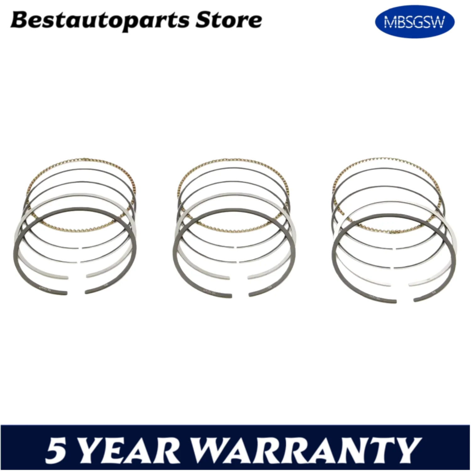 Juego de anillos de pistón de piezas de motor automático para Ford b-max C Max Ecosport Fiesta Focus Grand Mondeo Tourneo Connect 1,0 T L3 GAS 2012-2019