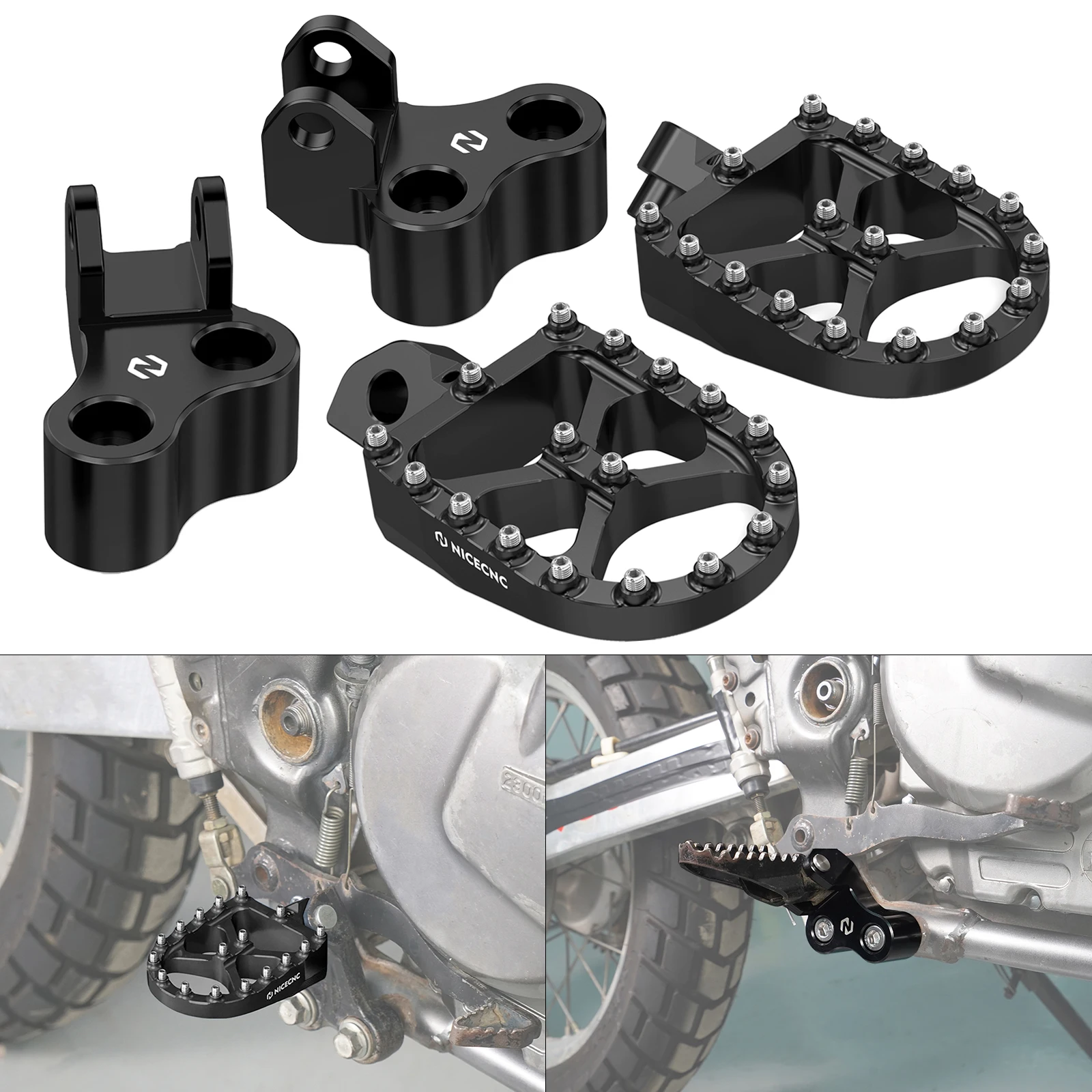 

Мотоциклетные толстые подножки/опускающие кронштейны для Suzuki DR650SE DR650S DR650 SE S 1996-2018 2019 2020 2021 2022 2023 2024