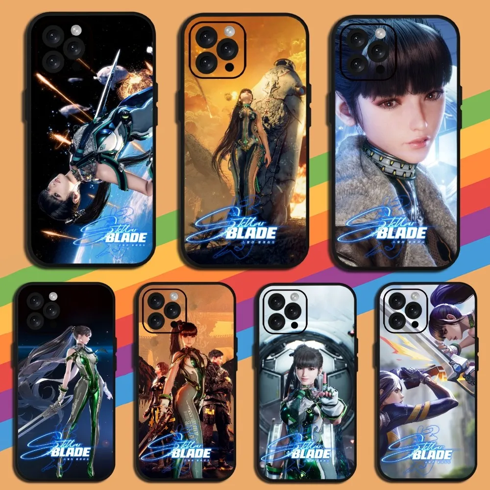 Game S-Stellar Blade  Phone Case For iPhone Mini 11 12 13 14 15 Pro XS Max X Plus SE XR Shell