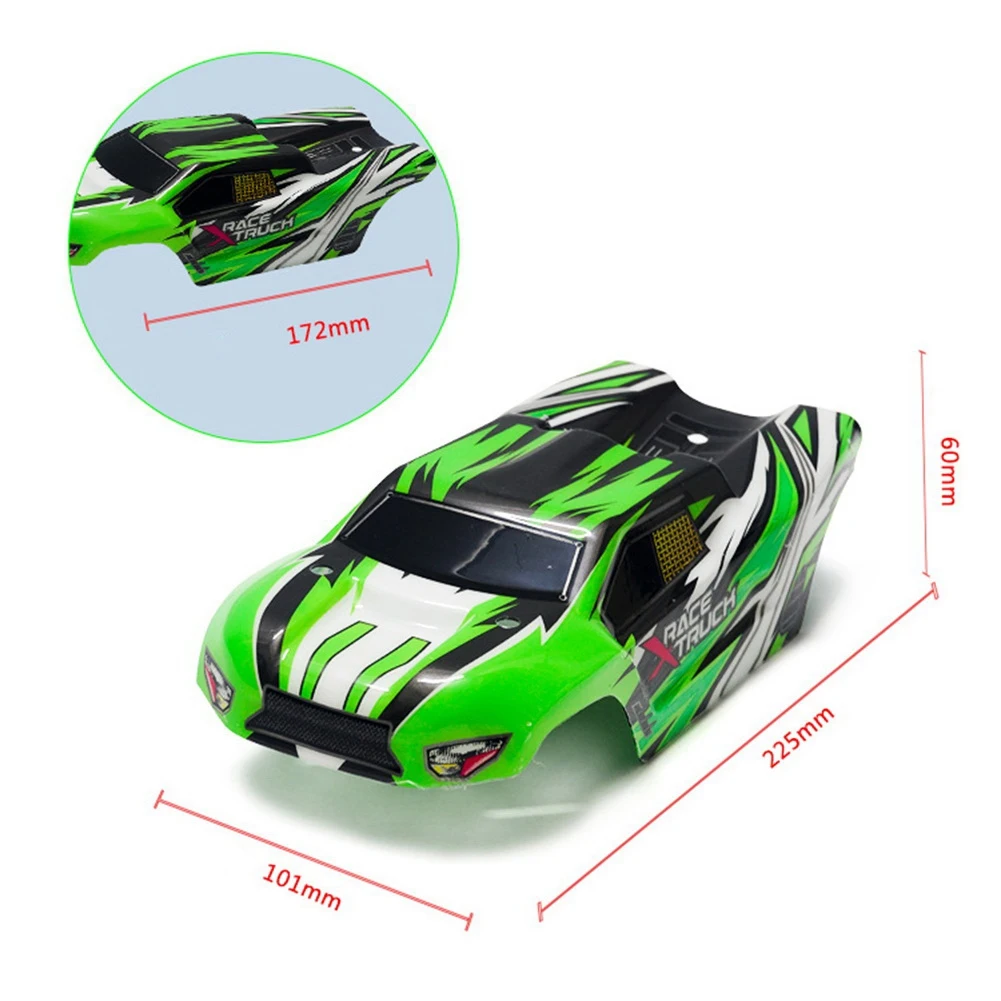 L67A 1/16 RC Car Body Shell para SG1602 SG 1602 RC Veículos Modelo Peças de reposição de carro, laranja