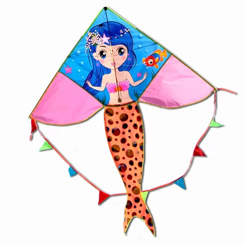 Free shipping cartoon kites flying toys for kids kites line nylon kites factory children's comet Fishing lines Flying Child kite