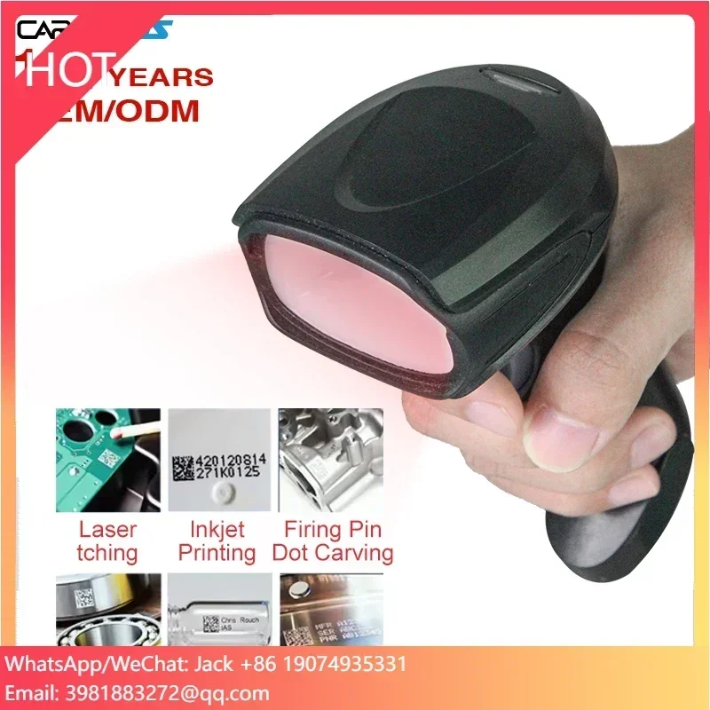 

Good Quality Scanner Wired Handheld Scanner 1D 2D Code Industrial Barcode Reader for Manufacture Warehouse and Transport