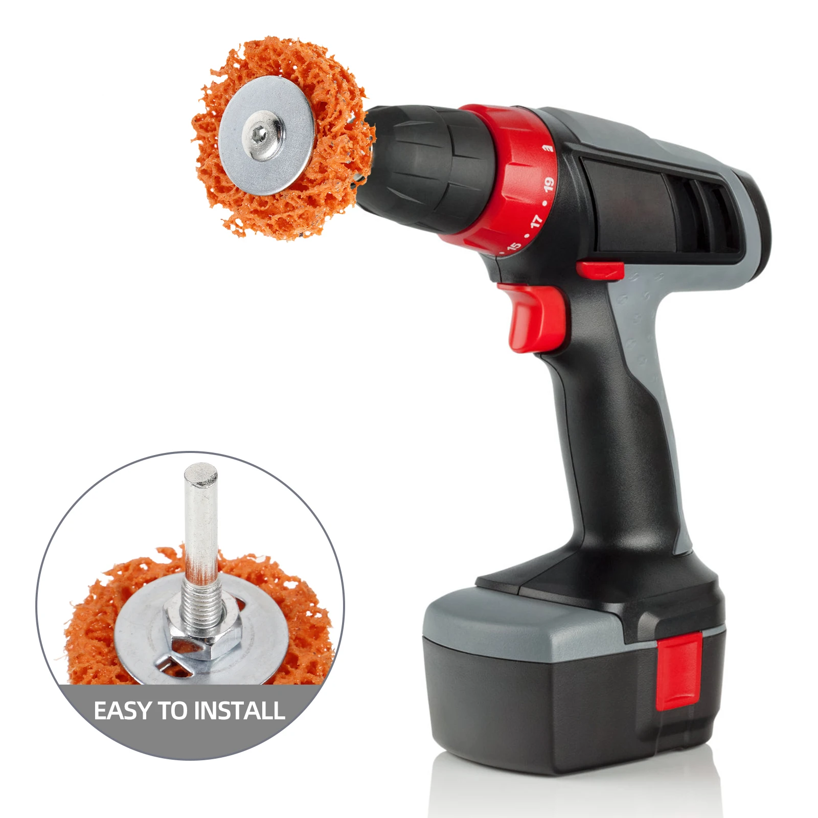 

Heavy Duty Buffing For Metal Surface Paint Remover Stainless Steel Kit Grinding Head Rod Car Polishing Buffer Wheel Repair Tool