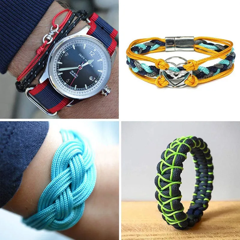 550 Pfund Paracord-Rolle, 160 Fuß, 4 mm, 7 Innenstränge, Fallschirmschnur, 100 % Nylon, Mil-Spec Typ III, Paracord, verwendet von Military – Detail 3