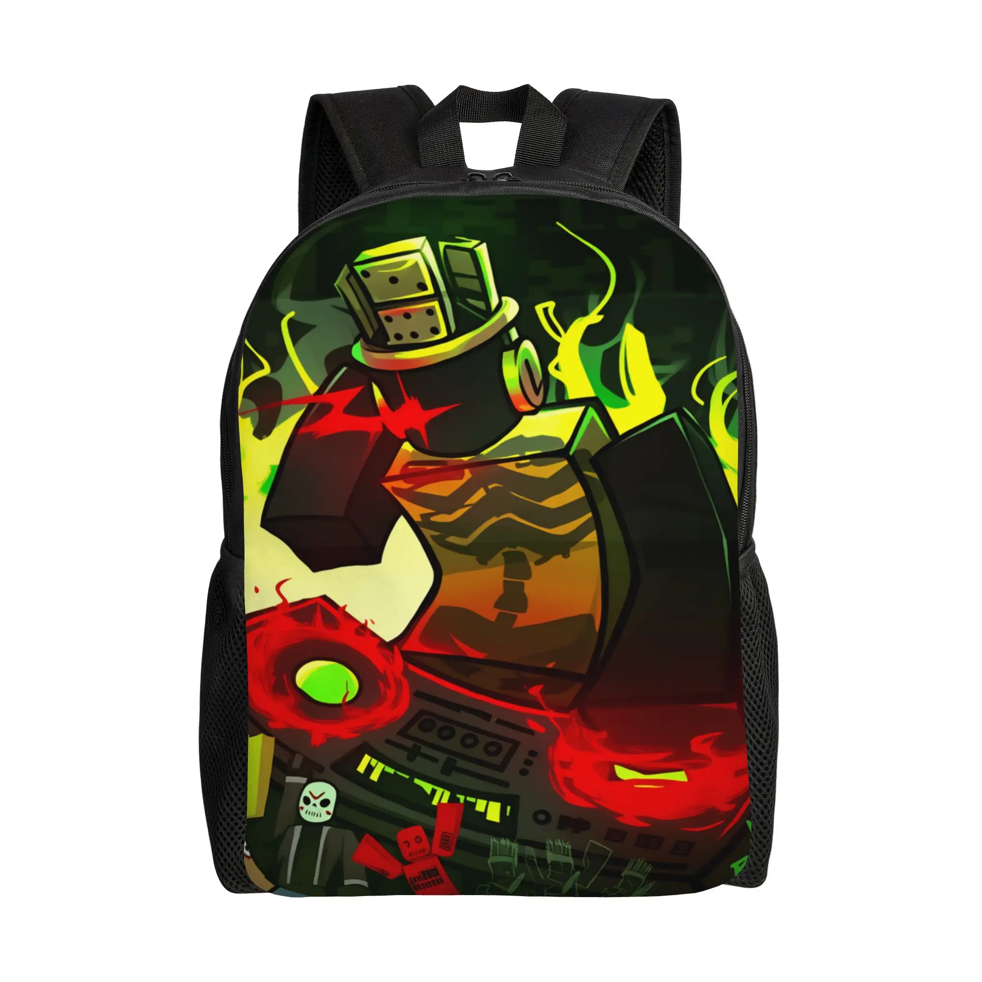 1x1x1x1 forsaken Backpack Teen Leichte Rucksäcke aus Polyester, moderne Schultaschen, Camping-Rucksack, bunter Rucksack