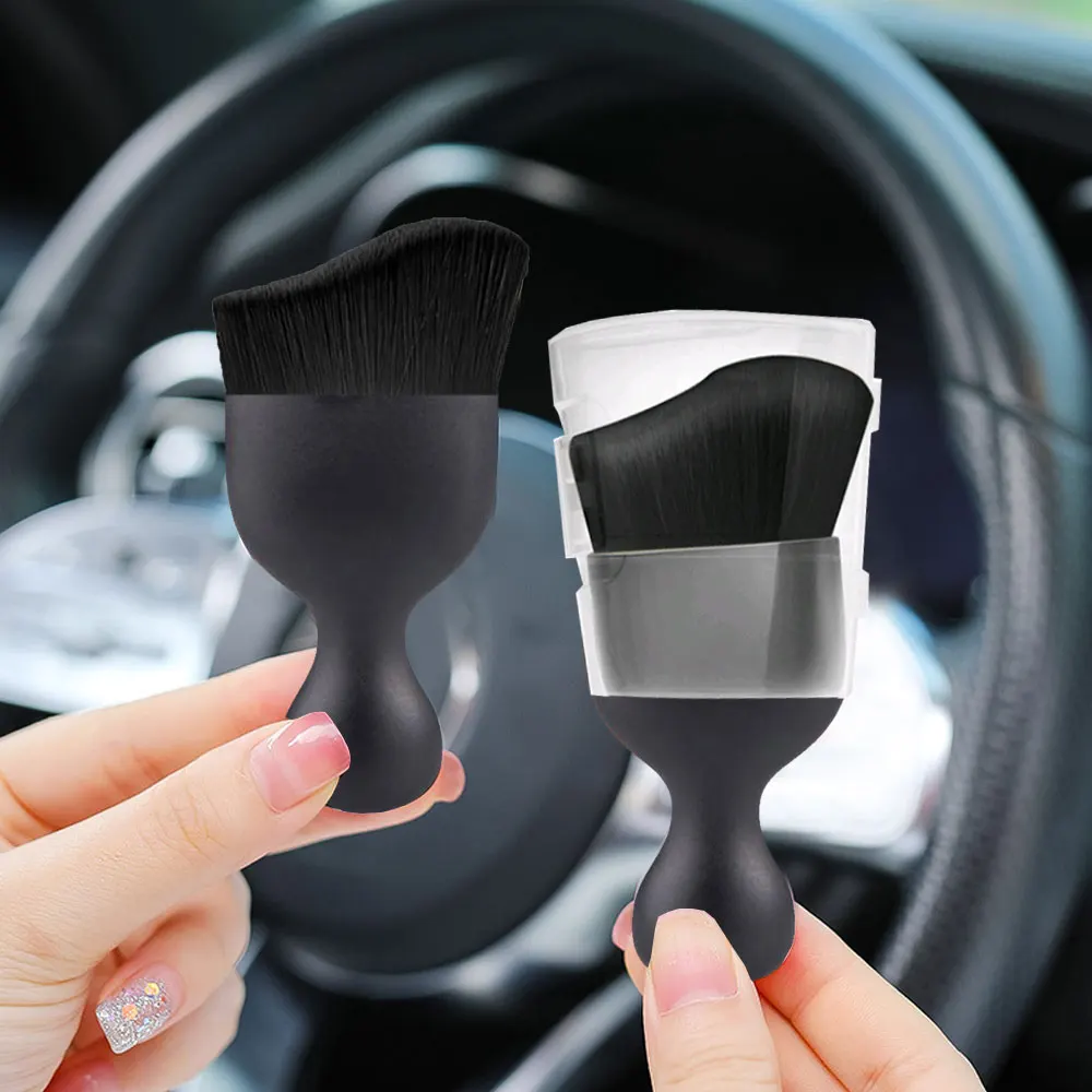 

1pc Car Crevice Dust Removal Brush Car Interior Cleaning Tool Car Air Conditioner Air Outlet Cleaning Brush Car Clean Accessorie