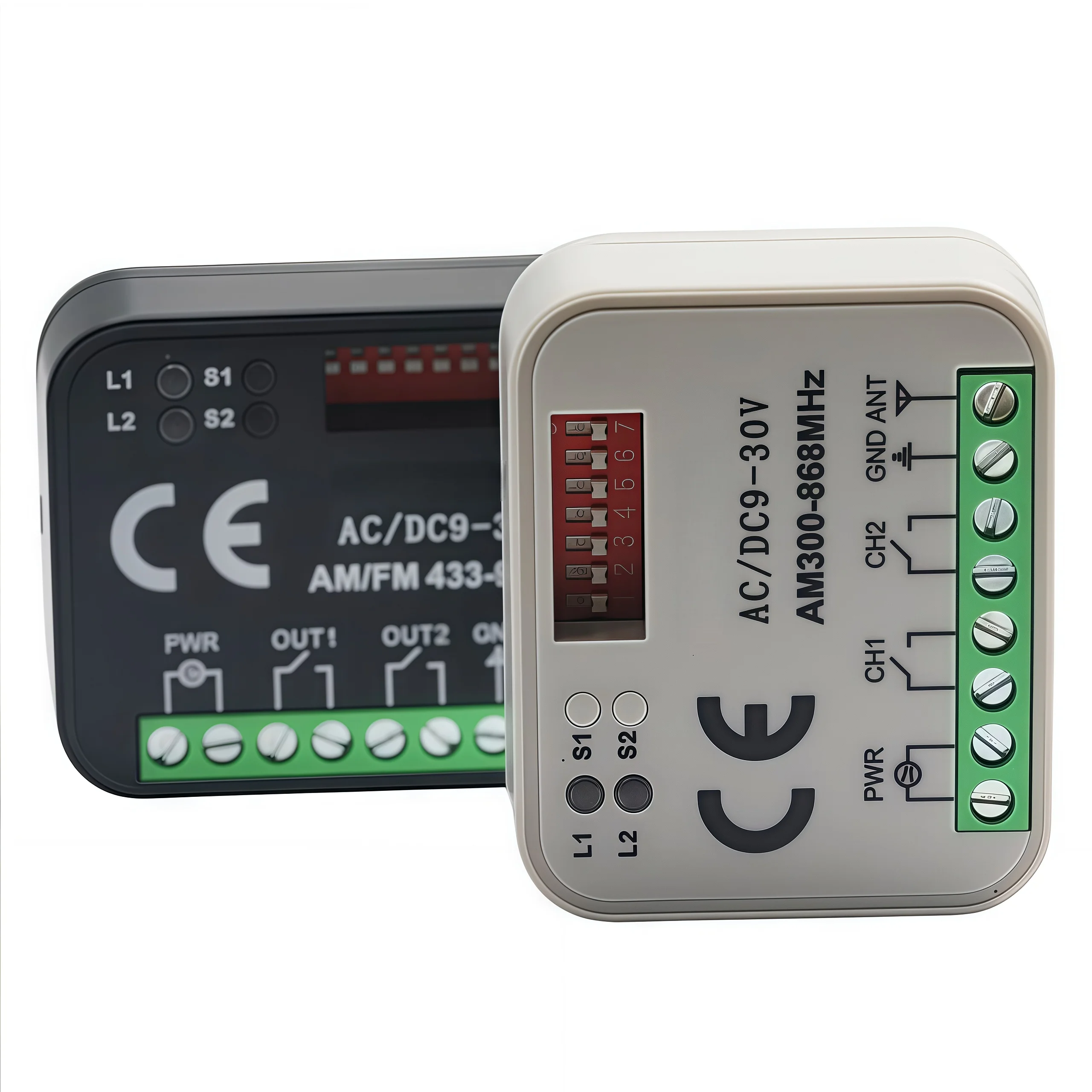 Odbiornik Sterownik AC DC 9-30V AM300-868MHz Pilot do Bramy Garażowej 433MHz 868MHz Przełącznik Odbiornik Sterownik — zdjęcie produktu 6