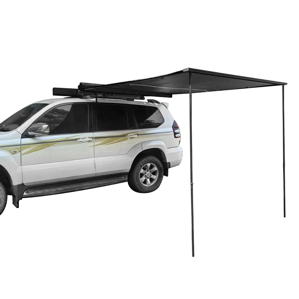 

Высококачественная рама из алюминиевого сплава, утолщенная ткань Оксфорд, караван, кемпинг, выдвижные боковые навесы, автомобильный тент