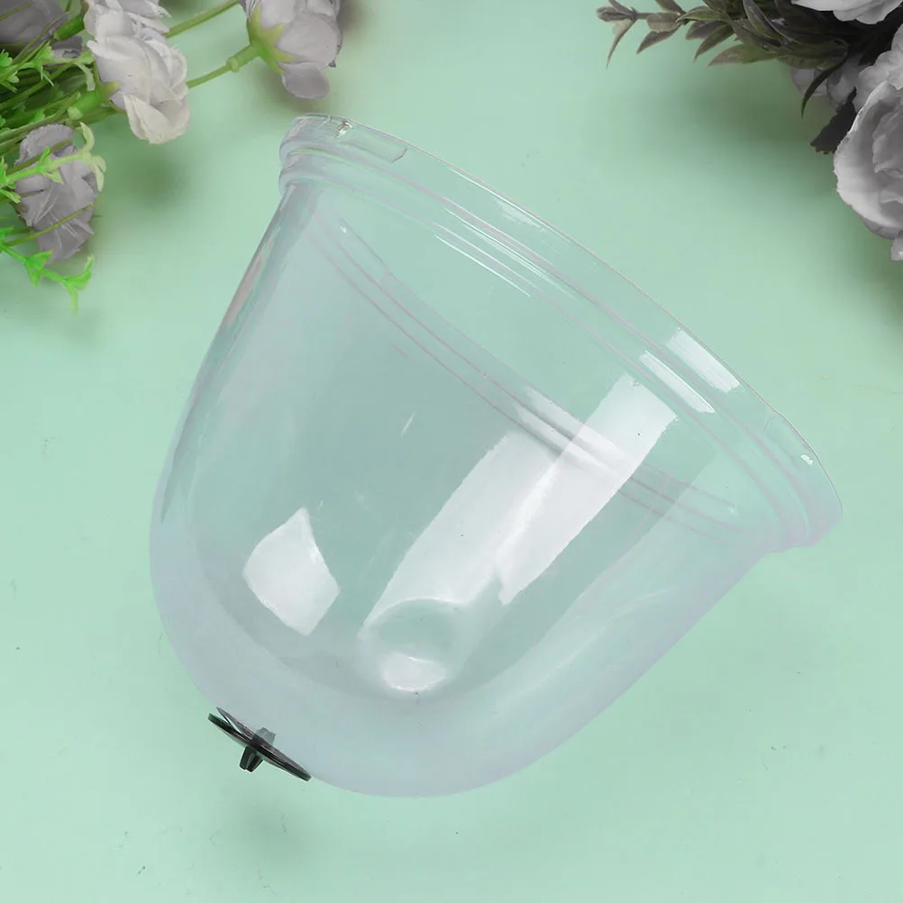 

8Pcs Succulent Plant Covers Breathable Plastic Moisturizing Lids Heat Preservation Rain-Proof Plant Domes for Garden Home