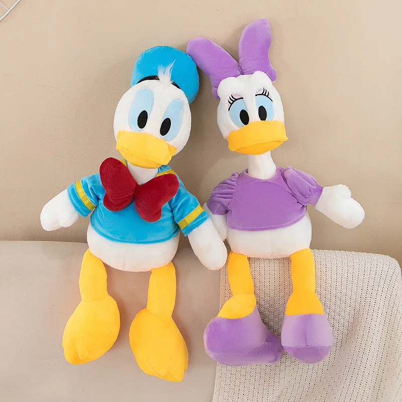 Donald Duck Daisy Plush Toy Cartoon Animal Daisy Duck Stuffed Toy Dolls Comfort Soft Sofa Hug Pillow Kid Birthday Christmas Gift