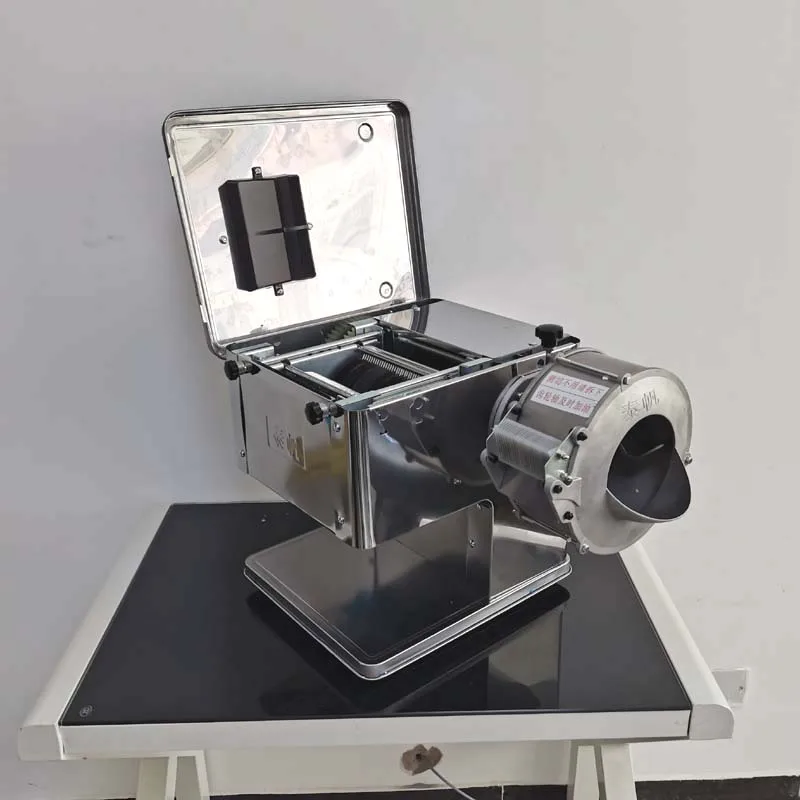 Automatic Fresh Meat Slicer machine Commercial Meat Cutter Mutton Beef Shredding Slicer Machine High Efficiency Meat Slicer