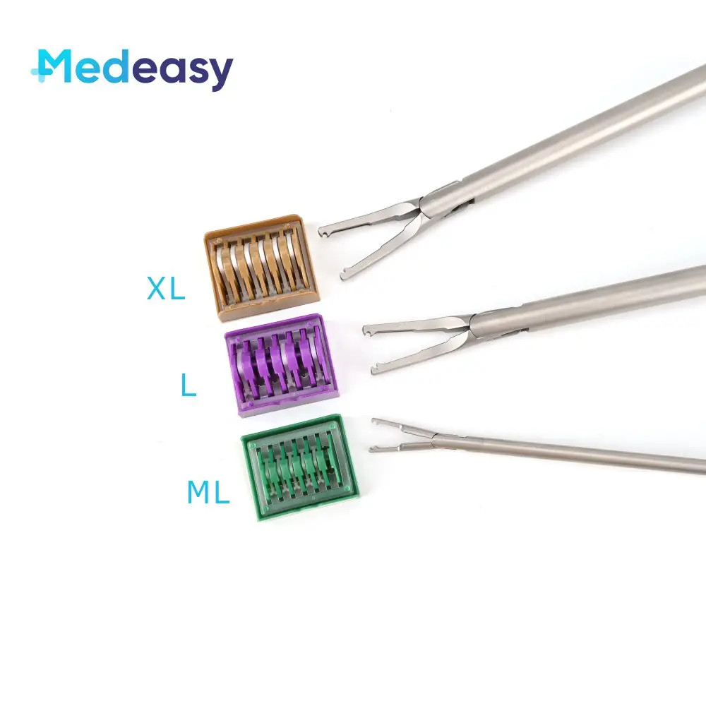 Laparoscopic Hemolok Clip Applicator Plastic Polymer Endo Clips Ligation Applier Hem-o-Lok Surgical Tool for Medical Use