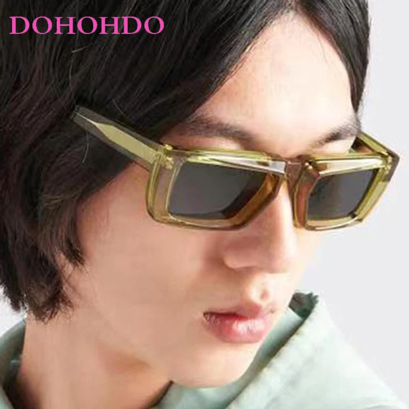 

Vintage Small Square Sunglasses Men Woman Fashion 2025 New Y2K Luxury Brand Hip Hop Punk Sun Glasses Female Oculos De Sol UV400