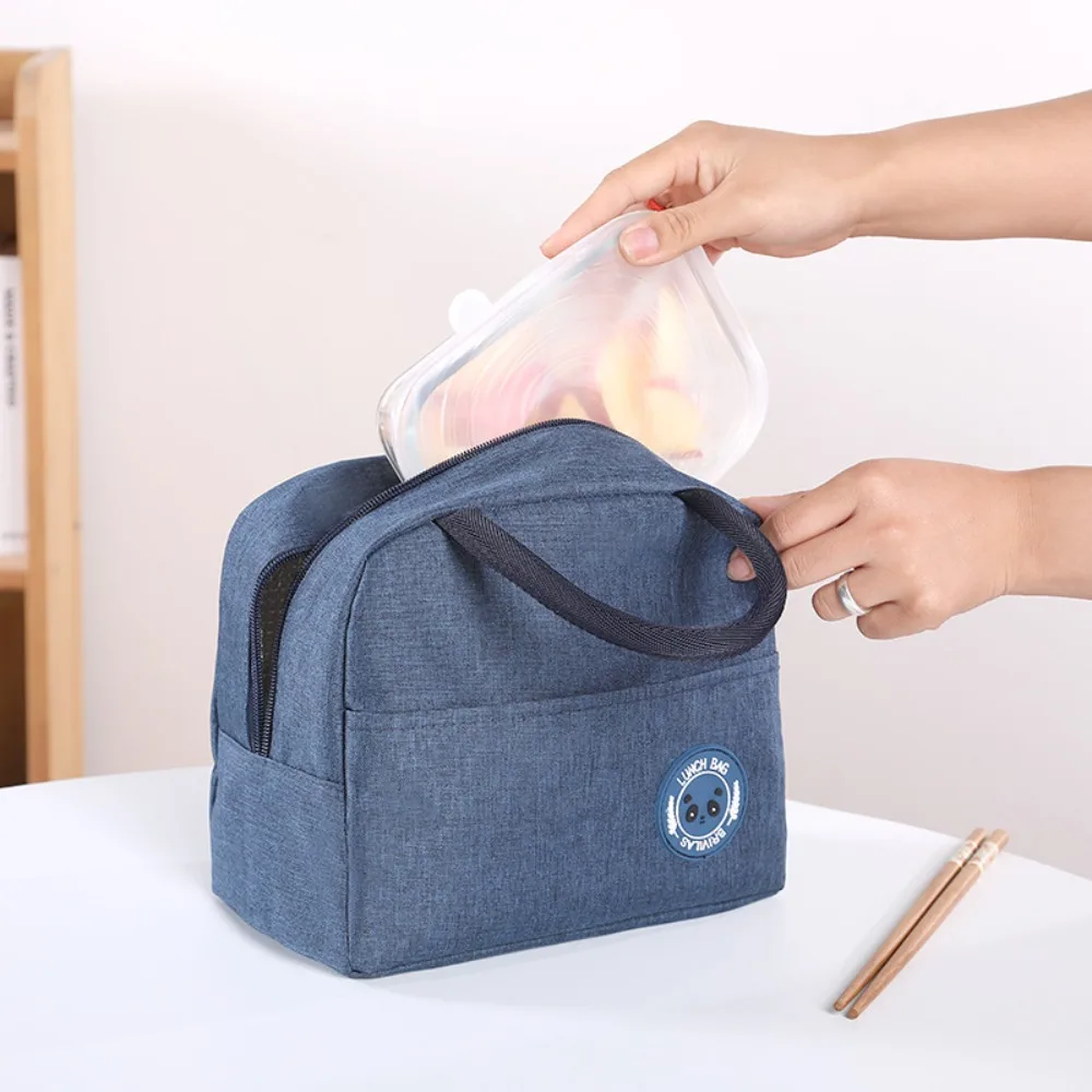 5pcs Insulated Lunch Bag Insulation Bento Pack Aluminum Foil Rice Bag Meal Pack Ice Pack Student Bento Lunch Handbag Insulation