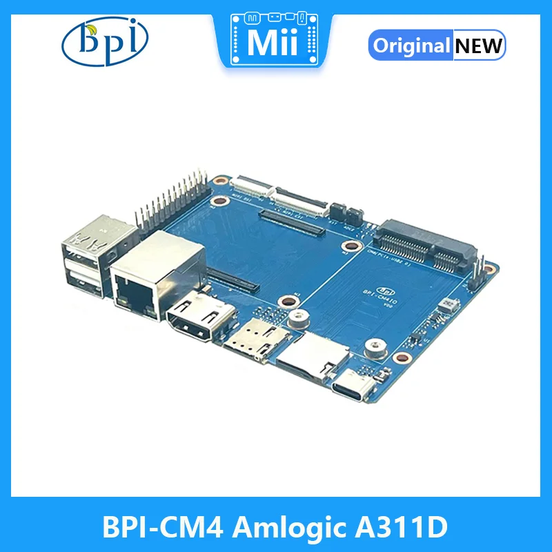 Imagem -04 - com Amlogic A311d Quad Core Arm Cortex-a73 e Dual Core Arm Cortex-a53 4g Ram e 16 gb Emmc Flash Bananpi-bpi-cm4