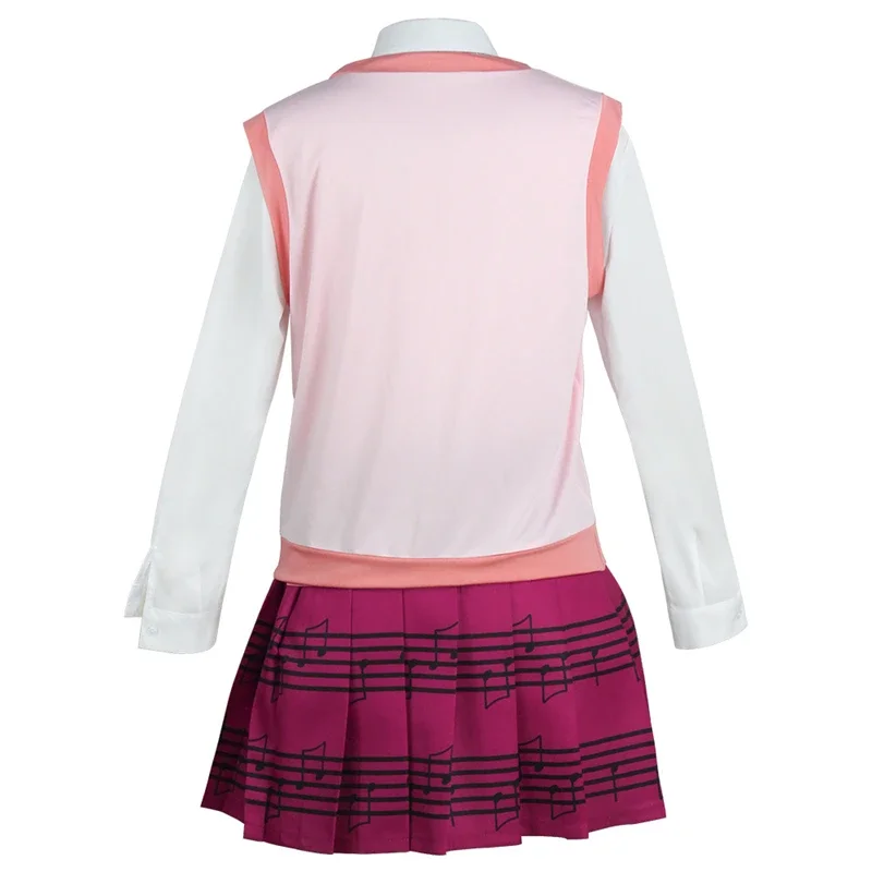 Anime recruté anronpa Kaede Akampetrol Robe Uniformes Ensemble Cosplay Costumes