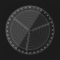 200mm / 300mm Circle Gage 0-360° Angle Round Center Finder Compass Lathe Centering Tool Drawing Circles Diameter Circle Gage