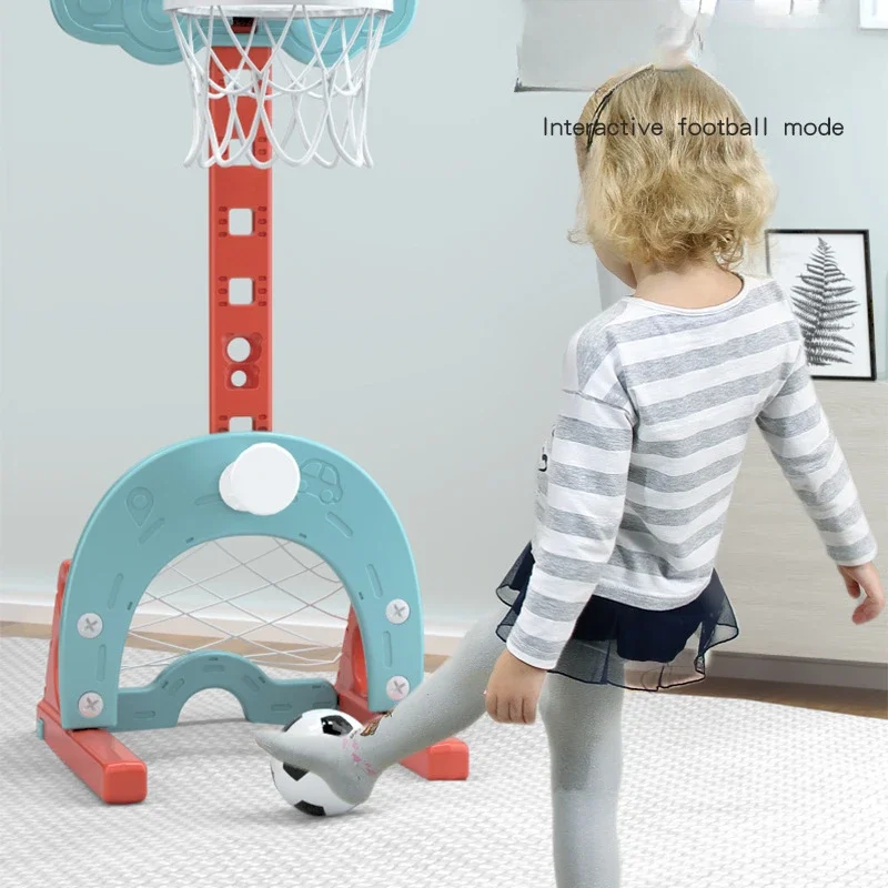 Children's Basketball Stand Adjustable Indoor Baby Toy Ball Boys' Home Shooting Frame Stand Exercise Body Develop Intelligence