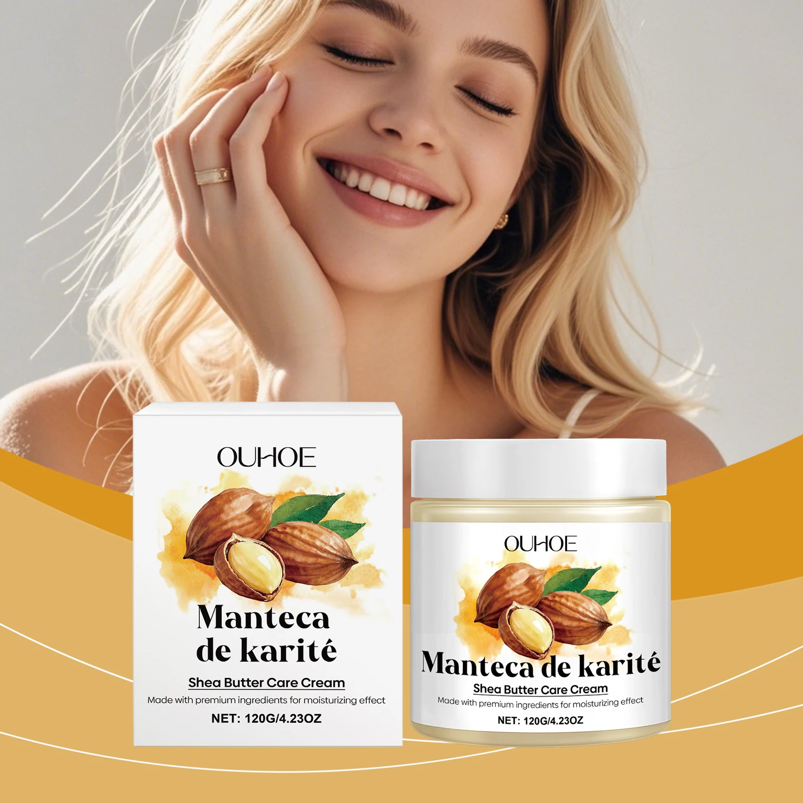 Sooth Redness Irritation Multi-Effect Care Cream Suitable Face Body Improves Dry Rough Repairs Skin Shea Butter Vitamin E Cream