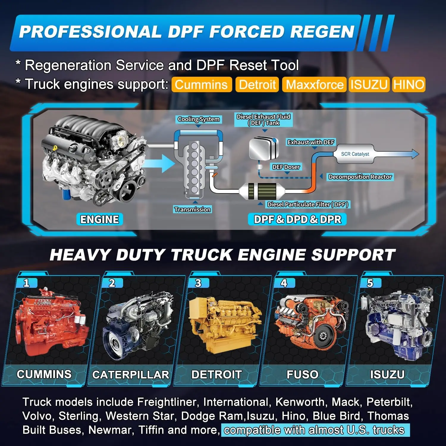 NEXAS-Ferramenta De Verificação De Caminhão Pesado, NL102 Plus, Sistemas Completos, Ferramenta DPF Regen, HDOBD, Scanner De Diagnóstico EOBD Com Reset De Óleo