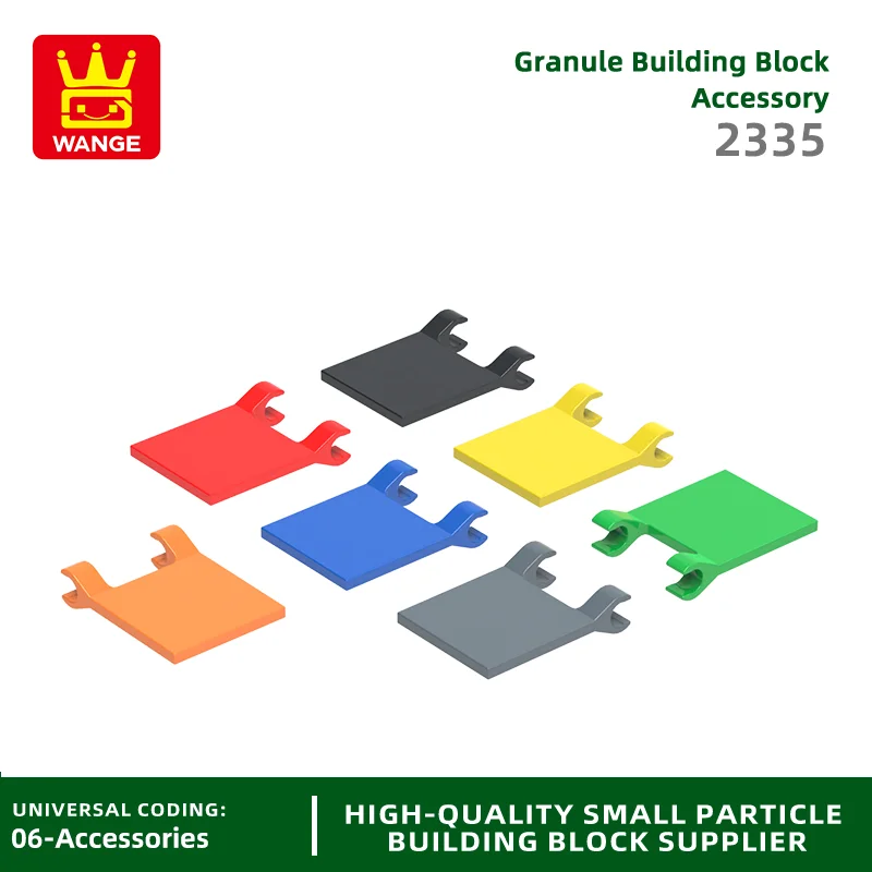 20 Pcs/lot  2335 2x2 Logo Flag Building Block Moc Color Accessories Compatible with Brick DIY Children's Toy Assembly Gift Box