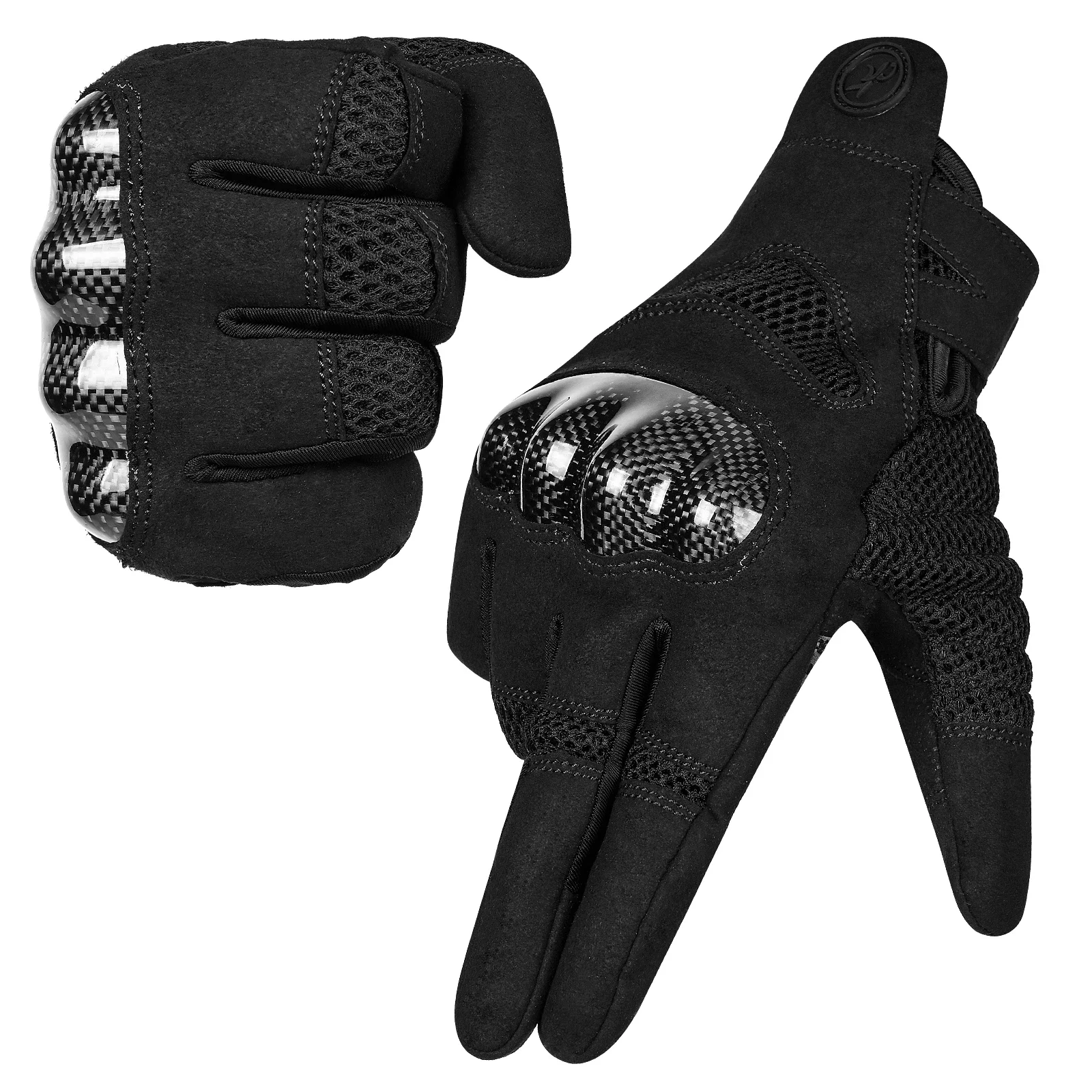 

Motorcycle Gloves For Men Women Carbon Fiber Knuckle Full-Protection Motocross Gloves Touchscreen Warm Dirt Bike Gloves