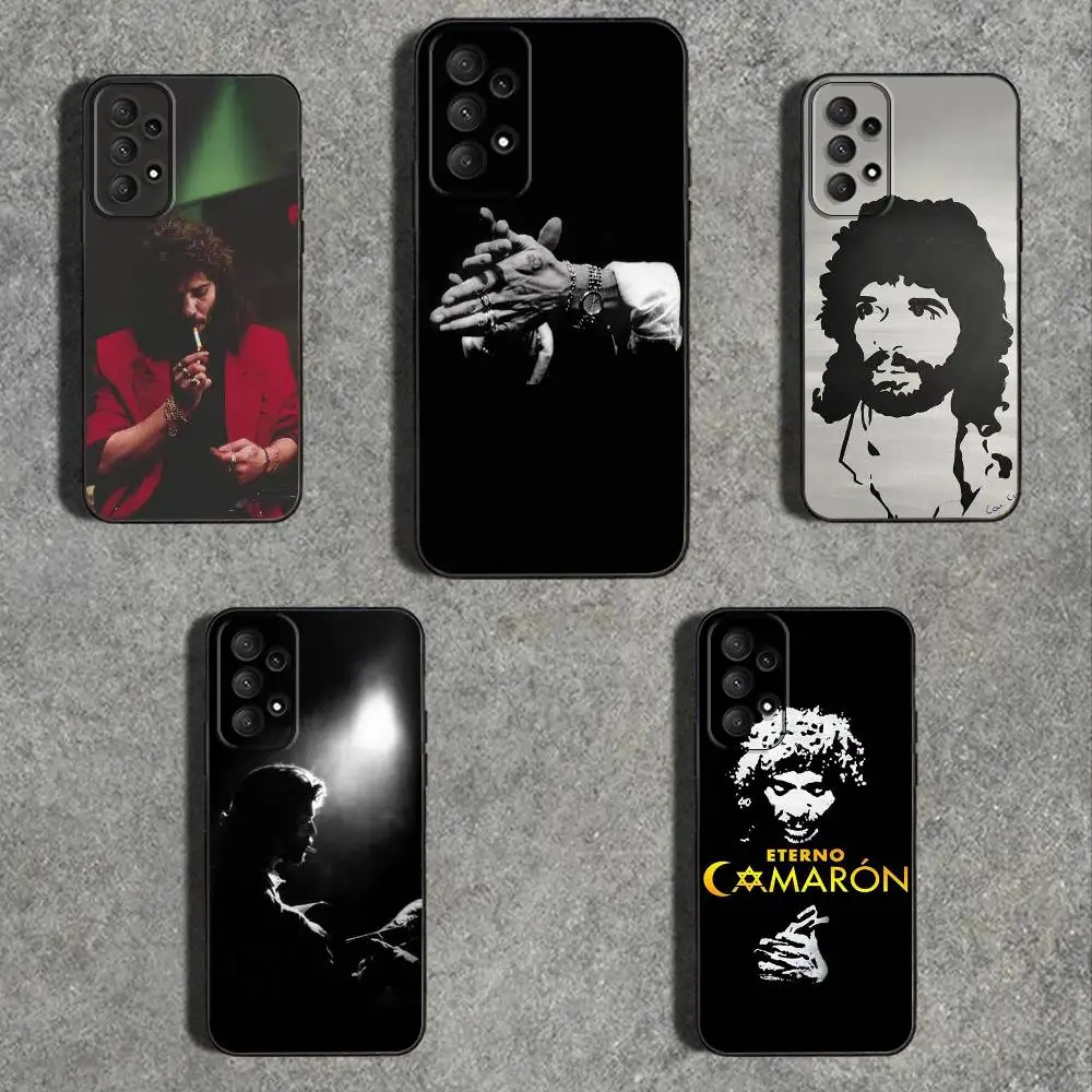 

Camaron D-De La I-Isla Phone Case For Samsung Galaxy A 91,80,73,72,71,53,52,51,22,5G Shockproof Soft Black Cover