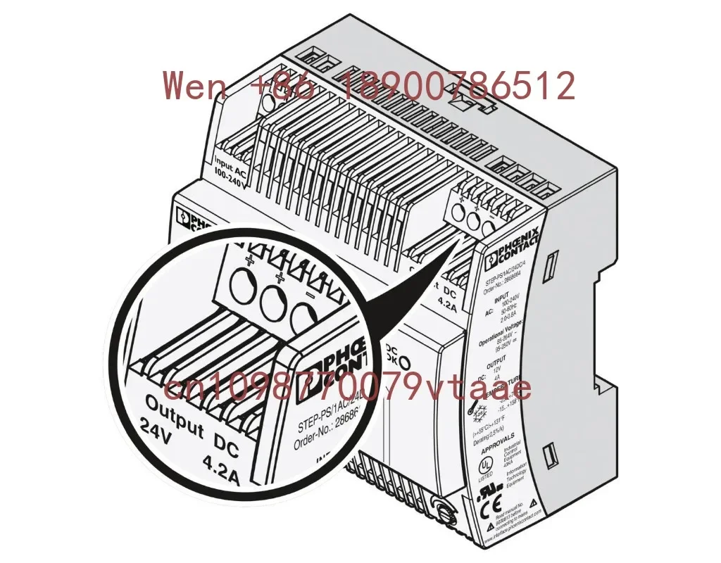 2026 2868664 STEP-PS/1AC/24DC/4.2 Phoenix Switching Power Supply Module Original New Full Range in Stock