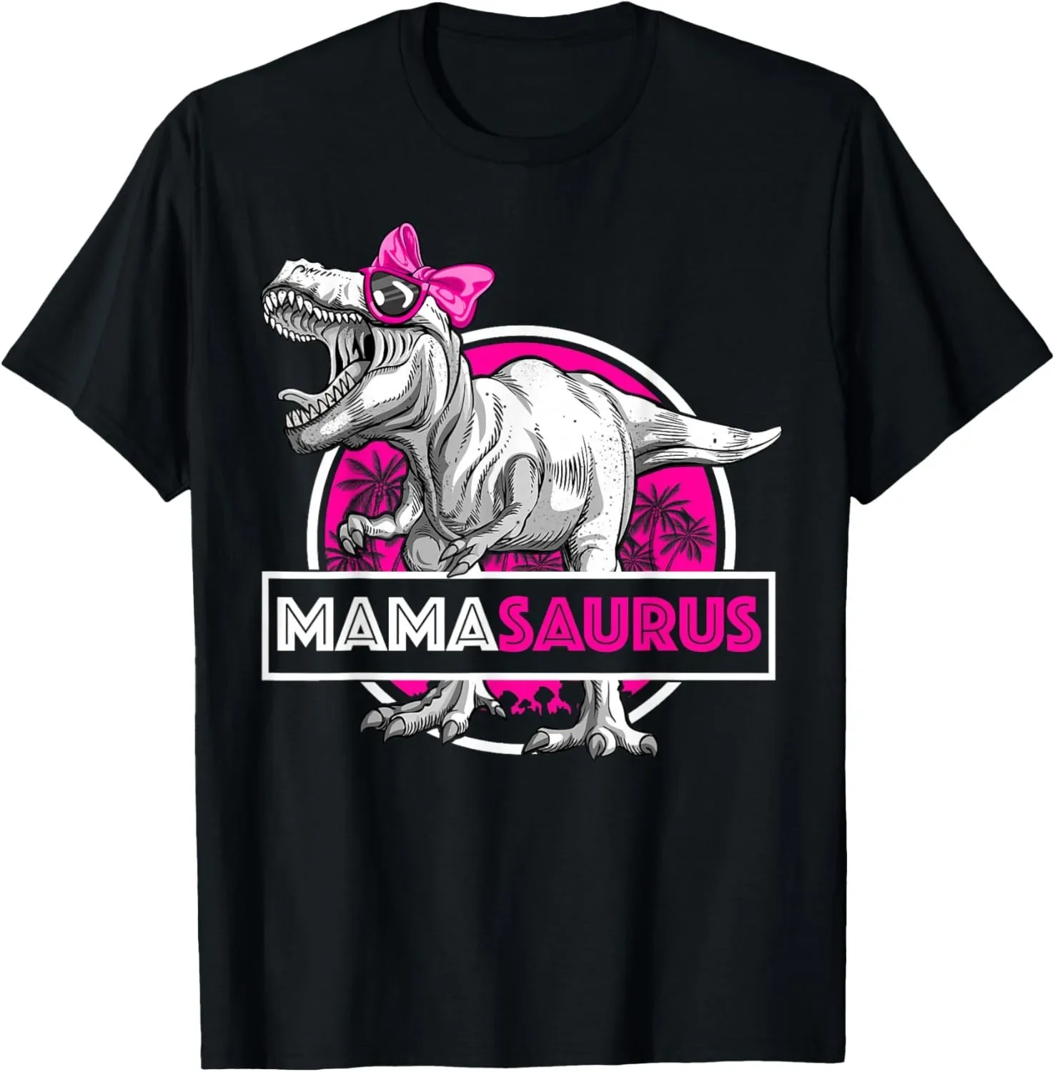 Mamasaurus T Rex Dinosaurier Mama Saurus Familie Passende Damen T-Shirts Lustiges Shirt Unisex Sommer Streetwear Tops Camisas – Detail 8