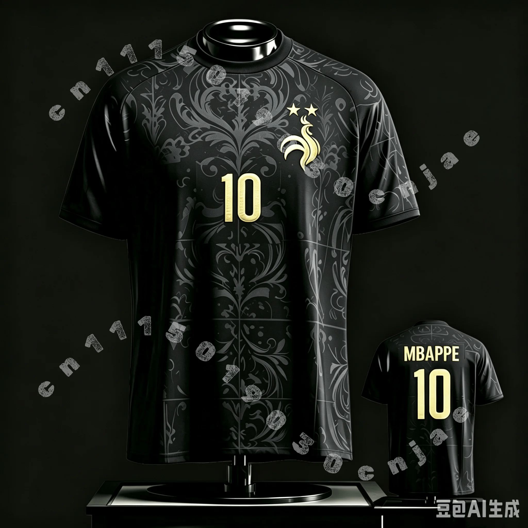 2026 France Fan Edition Jersey_T-Shirt_ Mbappé #10, Dembélé #7 Family Matching, Sports & Casual Tops Sports T-shirt