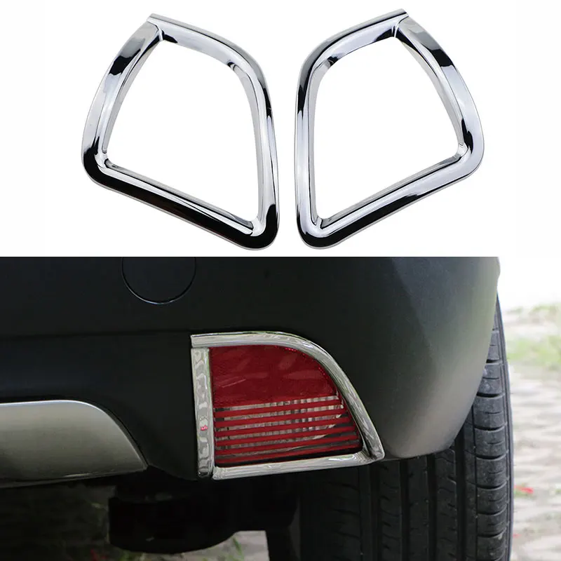 

For Peugeot 2008 2014 2015 2016 2017 2018 2019 Rear Fog Light Frame Back Fog Lamp Decoration Sticker Cover Trim Accessories