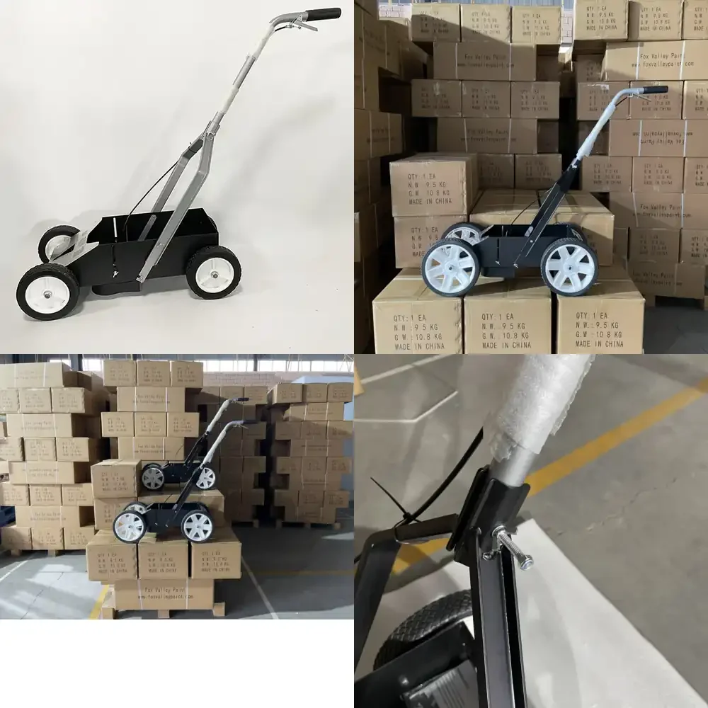 FACTORY OUTLET POPULAR Portable Easy Install Steel 2- Wheel Athletic Field Paint Marker Trolley