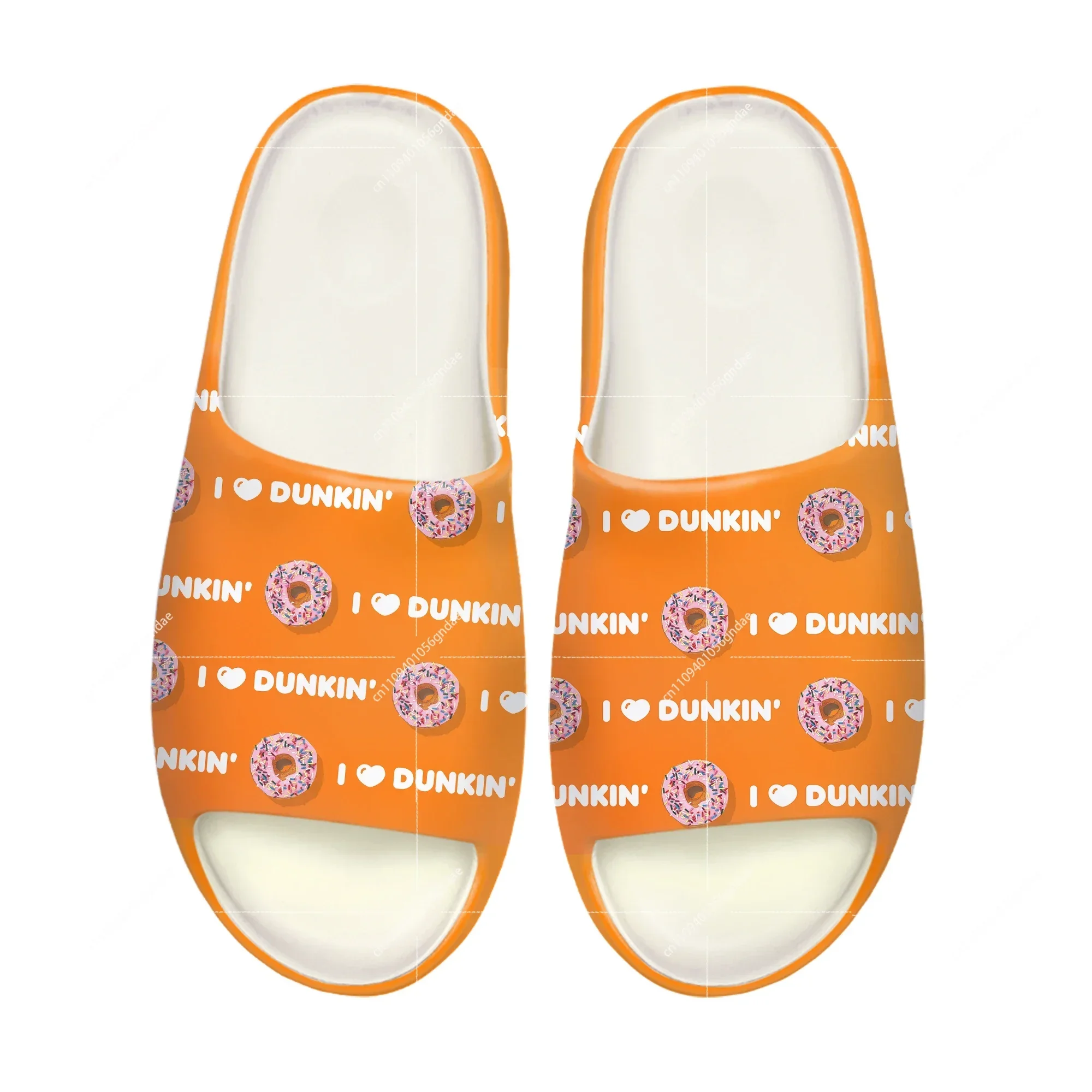 

Dunkin' Deez Nuts Drink Soft Sole Sllipers Home Clogs Customized Water Shoes Mens Womens Teenager Stepping on Shit Beach Sandals