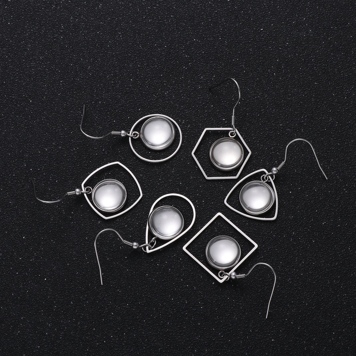 

12pcs Diy Earring Blanks Metal Tray Stainless Steel Bezel Base 12Mm Inner Diameter Lightweight Durable For Jewelry Making Craft