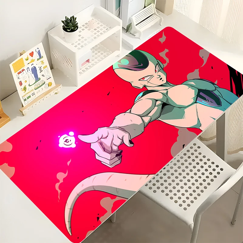 Tapis de souris pour ordinateur portable, armoire de bureau, clavier, tapis de bureau de jeu, grand tapis de souris HD, caoutchouc antidérapant, Dragon Ball Frieza, tapis étendu