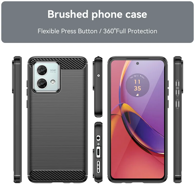 For Motorola Moto G84 Case For Motorola Moto G84 G54 Cove Shell Rubber Silicone Funda Back Phone Cover For Motorola Moto G84 5G