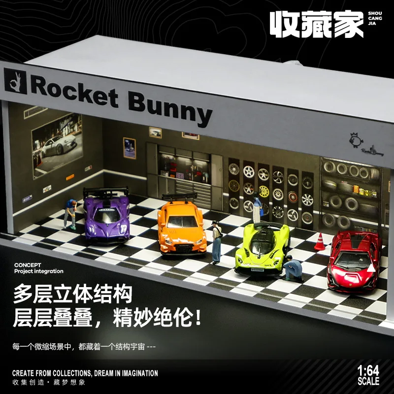 New Bestseller, Old Factory Lighting Version Scene Display Item, Dust-proof Display Box, PVC Boy Collection Model Toy