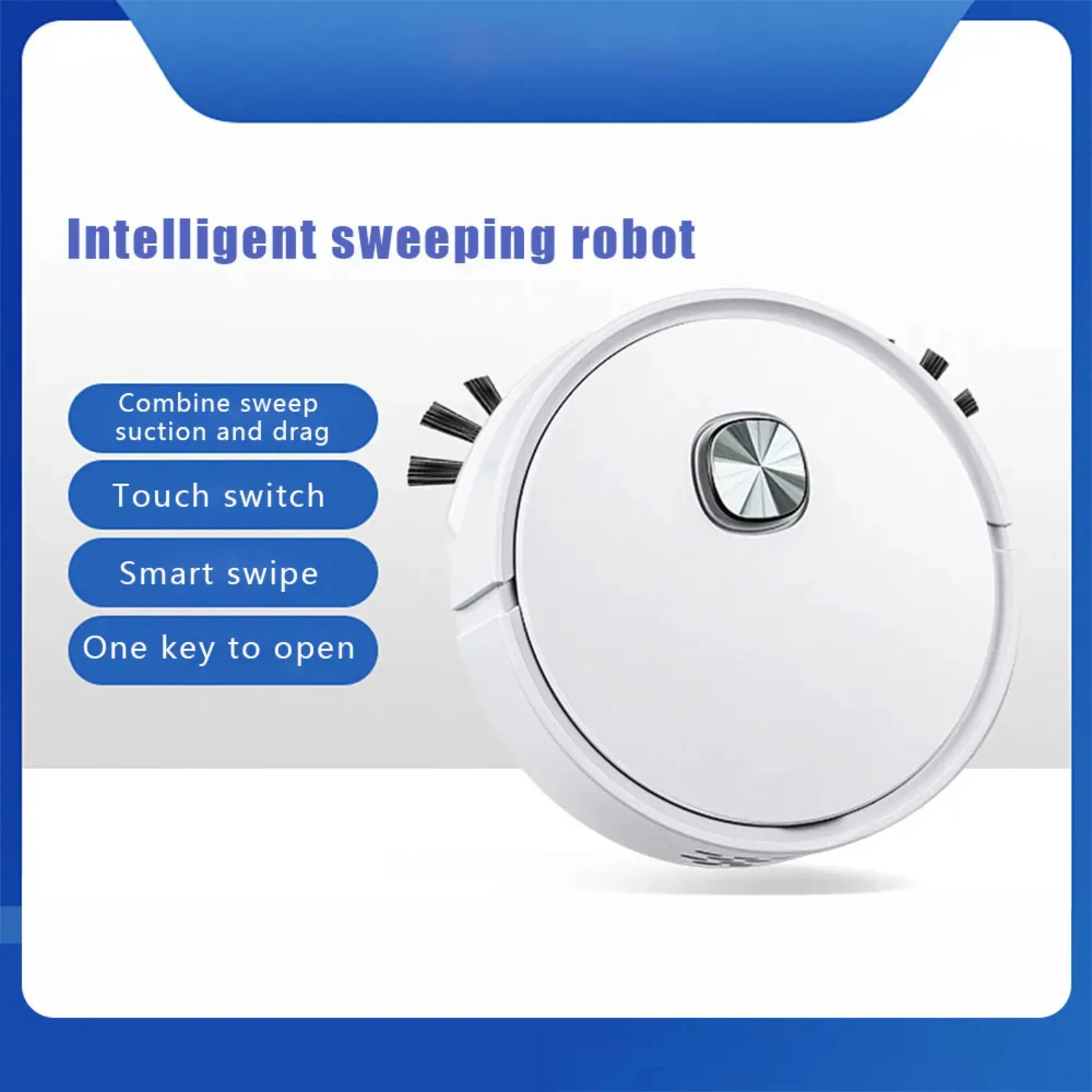 Professional Intelligent  Rechargeable  Automatic Smart Wireless Wet Dry Cordless Robot Vacuum Cleaner