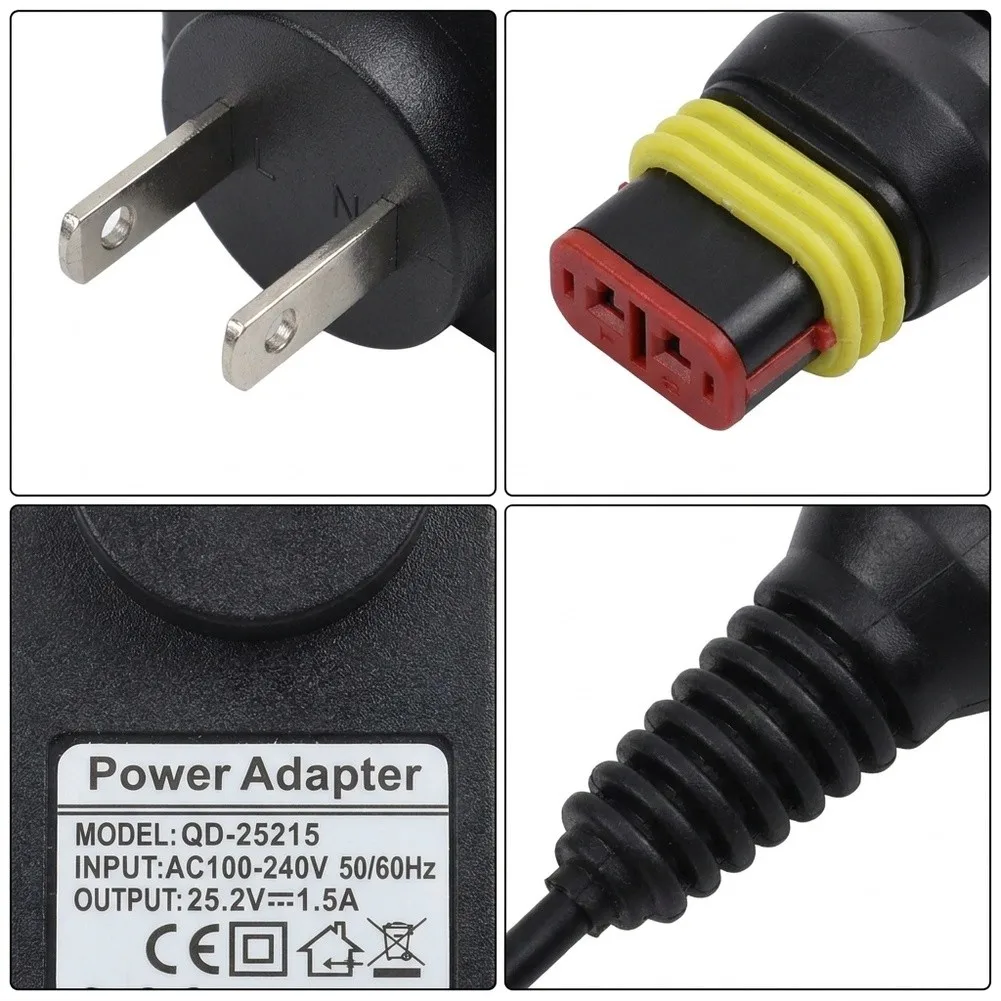28V 1.3A Power Adapter for Robotic Lawnmowers 105 305 310 315 315X 405X 415X R50Li R70Li R75Li with 20cm Cable