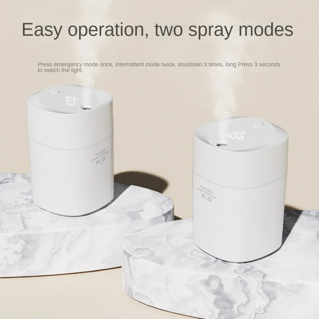 220Ml Electric Air Humidifier USB Cute Portable Aroma Oil Diffuser Cool Mist Sprayer Automatic Power-of for Home Car